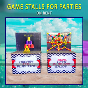 Shot the Glass Pyramid & Balloon Gun Shoot Game Stall on Rent in Chandigarh, Mohali, Panchkula, Zirakpur, Kharar.