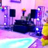 DJ Setup with lights and dance floor for Birthday Parties on Rent in Chandigarh, Panchkula, Mohali, Zirakpur