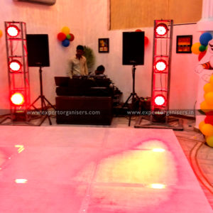 DJ with Lights & Floor on Rent