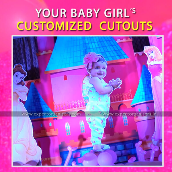 Birthday Girl's Customized Cutouts for Birthday Party in Chandigarh Mohali, Zirakpur, Kharar, Panchkula.