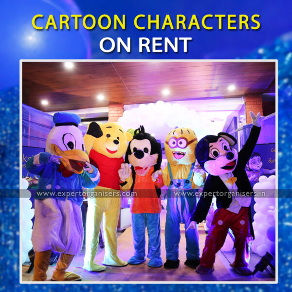 Disney Mickey Mouse, Donald Duck, Goofy, Minion, Winnie the Pooh Costume on Rent / HIRE in Chandigarh, Mohali, Panchkula, Zirakpur, Kharar, & nearby