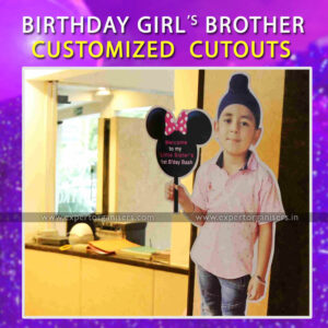 Personalized Baby Cutouts for Birthday Party in Chandigarh, Mohali, Panchkula, Kharar, Zirakpur