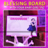 Personalized Blessing Board of Baby Girl for 1st Birthday Party | Chandigarh, Mohali, Panchkula.