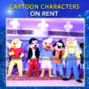 Disney Mickey Mouse, Donald Duck, Goofy, Minion, Winnie the Pooh Costume on Rent / HIRE near me for Birthday Parties in Chandigarh, Mohali, Panchkula