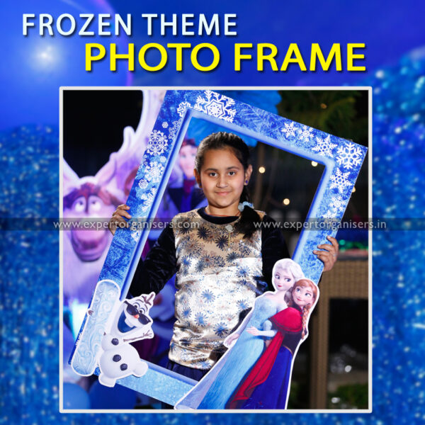 Frozen Theme Photo Booth Props for Birthday Parties in Chandigarh, Mohali, Panchkula, Zirakpur, Kharar