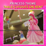 Princess Themed Table Cutouts on Rent – 10 Pcs