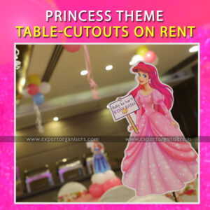 Princess Themed Table Cutouts on Rent – 10 Pcs