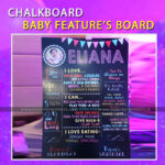 Customized ChalkBoard for Birthday Party