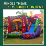 Jungle Themed Kids Bouncy on Rent