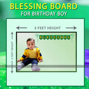 Customized Blessing Board of Baby boy for 1st Birthday Party | Chandigarh, Mohali, Panchkula.