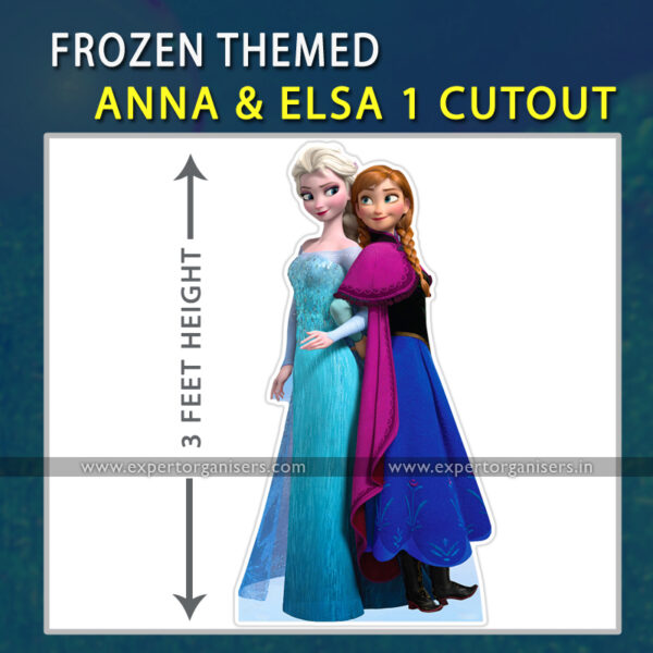 Frozen Theme Anna Elsa Cutouts for Parties in Chandigarh, Mohali, Panchkula