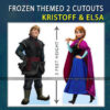 Frozen Theme Anna Elsa Kristoff Cutouts for Parties in Chandigarh, Mohali, Panchkula