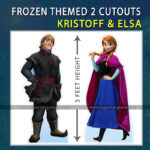 Frozen Elsa & Kristoff Cutouts – 2 pcs