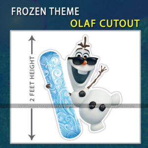 Frozen Theme Olaf Cutout – 1 pc