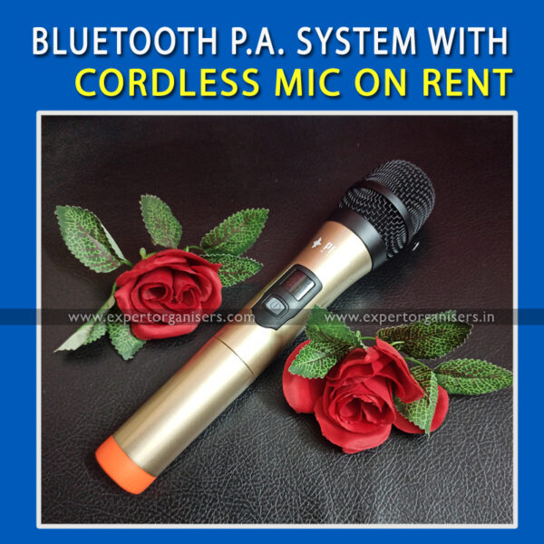 P.A. System on Rent with Cordless Mic for small parties in chandigarh mohali, panchkula