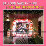 Terrace Decoration with Balloon & Lights