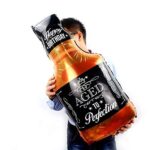 Whiskey Bottle Foil Balloon with Star Balloons