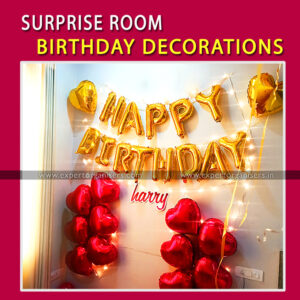 Surprise Room Birthday Decorations for girlfriend, boyfriend, wife or husband in Chandigarh Mohali Panchkula