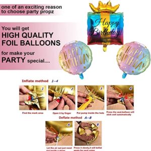 Happy Birthday Foil Balloons Kit – Set of 5