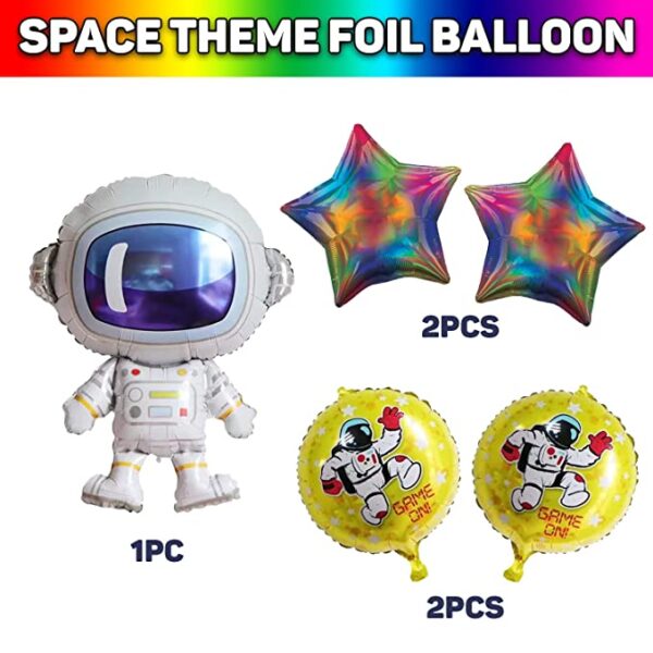 Space Theme - Astronaut Foil Balloons Kit for birthday party in Chandigarh Mohali Panchkula