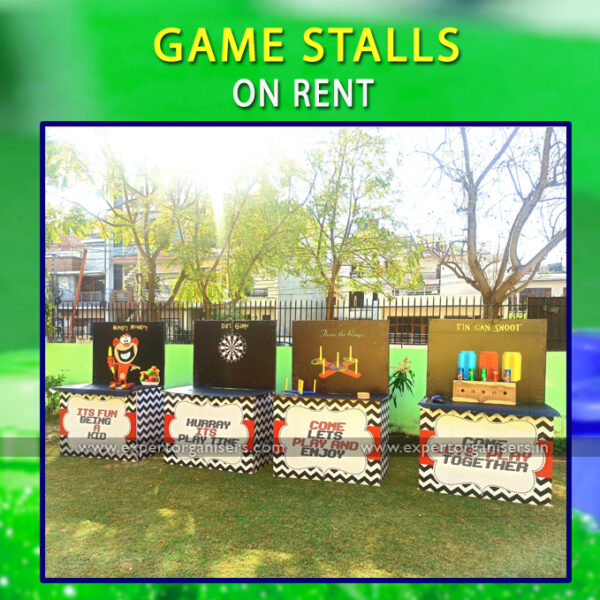 Game stalls on Rental for Birthday Party, School Events.