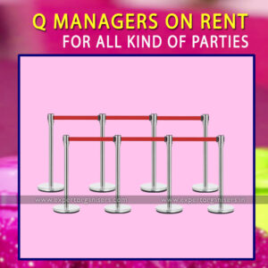 Q Managers on Rent – (8 Pcs) for all type of Events