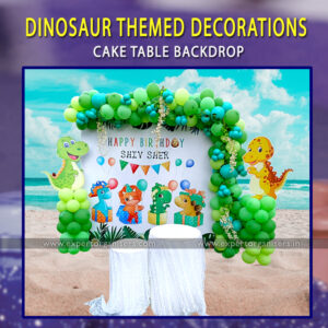 dinosaur theme birthday cake table decorations in chandigarh mohali panchkula zirakpur