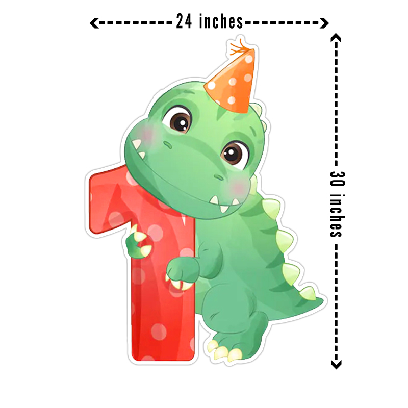 Dinosaur Theme cutout for 1st Birthday of kids Birthday Parties in Chandigarh, Mohali Panchkula, Zirakpur, Kharar
