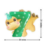 Dinosaur Theme Cutout for 7th Birthday – 1 pc