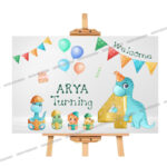 Dinosaur Theme Welcome Board (3x2ft)