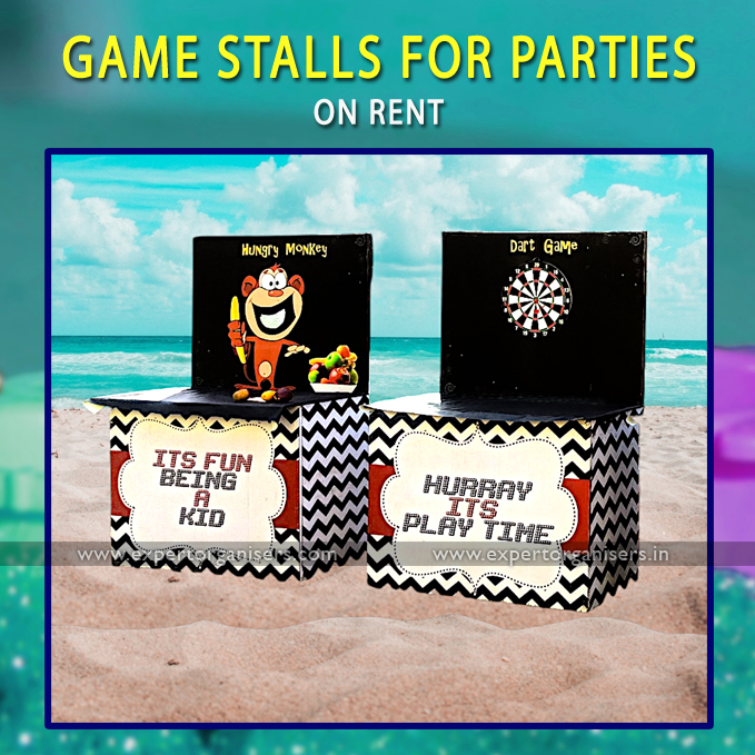 Hungry Monkey and Dart Game Stalls on Rental for school events and Parties, Chandigarh, Mohali, Panchkula, Zirakpur
