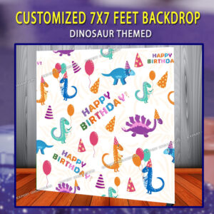 Dinosaur theme Backdrop for Birthday