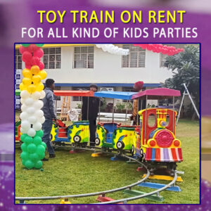 Toy Train with Shed for Kids on Rent for Birthday