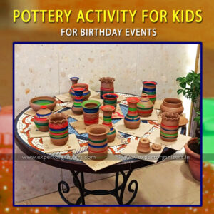 Pottery activity for Kids Parties