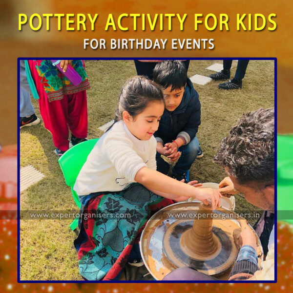 Pottery Activity for kids in Birthday Parties in chandigarh, Mohali Panchkula, Zirakpur