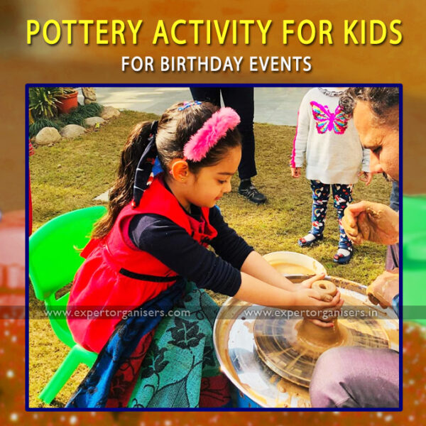 Pottery Activity for kids in Birthday Parties in chandigarh, Mohali Panchkula, Zirakpur