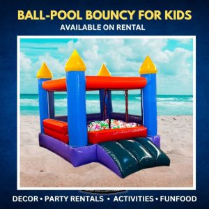 Ball-Pool Bouncy on Rent for Kids Parties in Chandigarh, Mohali, Panchkula, Zirakpur, Kharar