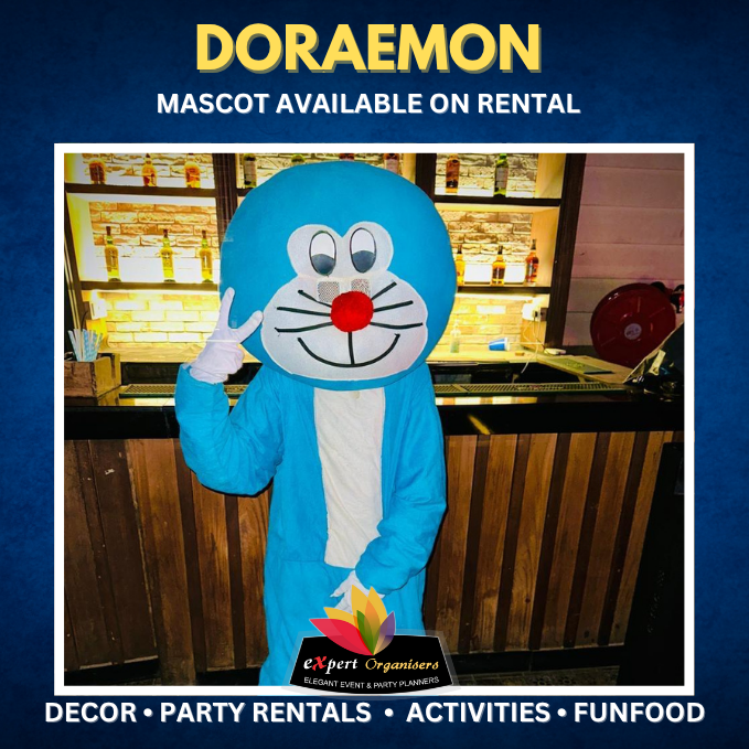 Doraemon Mascot on Rent