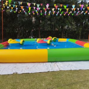 Big Swimming pool with 3 Boats on rental for pool party
