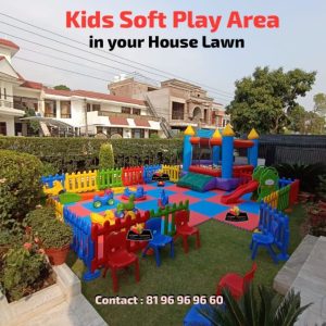 Kids Play Area with Ball-Pool Bouncy in Chandigarh, Mohali, Panchkula, Zirakpur, Kharar