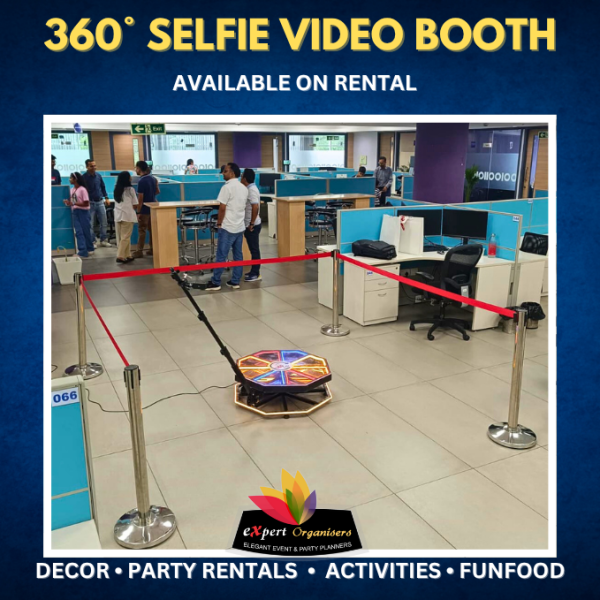 360° Selfie Video Booth on Rent