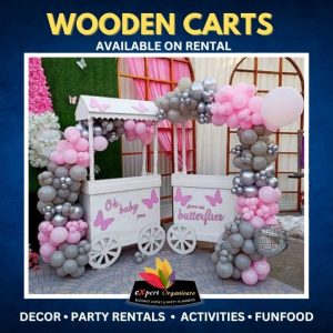 Wooden Carts on Rental in Chandigarh, Mohali, Panchkula, Zirakpur, Kharar