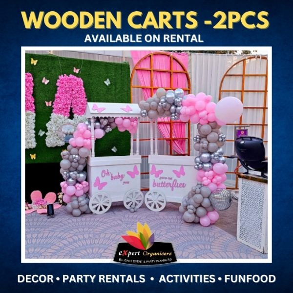 Wooden Carts on Rental in Chandigarh, Mohali, Panchkula, Zirakpur, Kharar