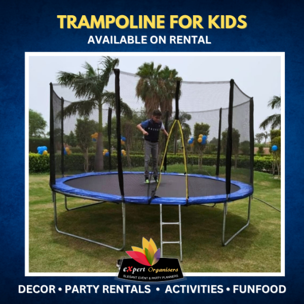 Trrampoline for Kids on Rent for Birthdays & Parties