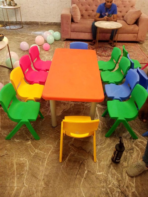 Kids Furniture –15 Chairs + 2 Tables