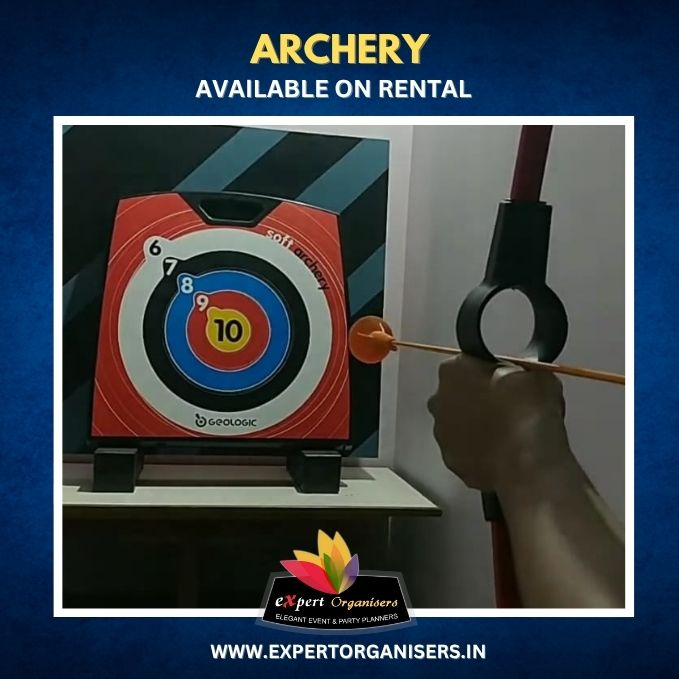 Archery Game on Rent for Birthday Parties or Corporate Events in Bangalore