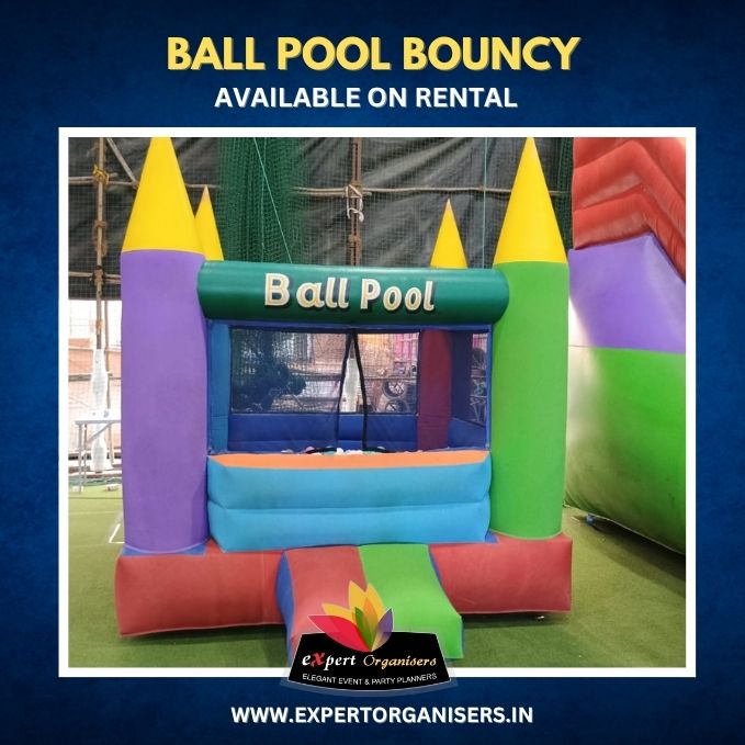 Ball Pool Bouncy on Rent for Kids Birthday Parties or Corporate Events in Mumbai