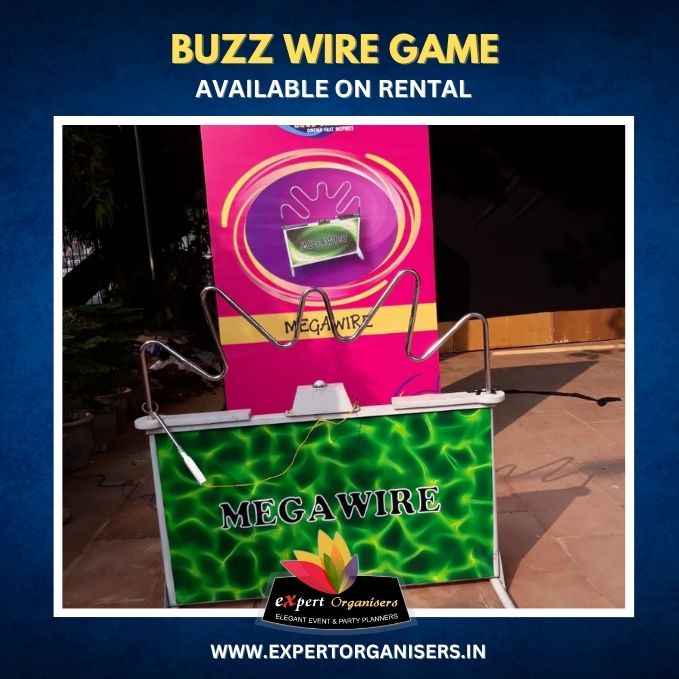 Buzz Wire Game on Rent for Birthday Parties or Corporate Events in Delhi