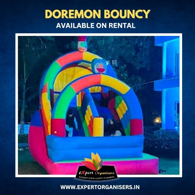 Doremon Bouncy on Rent for Birthday Parties or Corporate Events in Indore