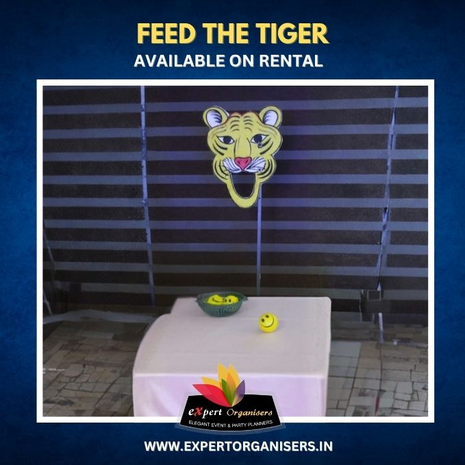 Feed The tiger Game on Rent for Birthday Parties or Corporate Events in Indore